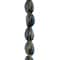 12 Packs: 8 ct. (96 total) Blue Ceramic Twisted Oval Beads, 20mm by Bead Landing™